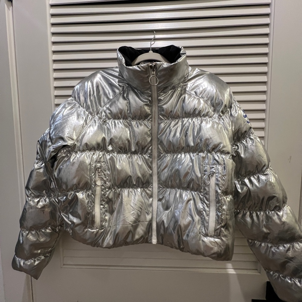 Silver Nike Air Limited Edition Puffer Jacket